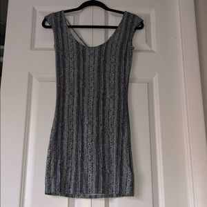 Short sleeve tight mini dress